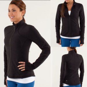 Lululemon Forme Jacket Zip-Up Define Black Sz 8?
